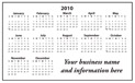 Horizontal Oriented Calendar / Logo on Bottom thumbnail