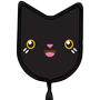 Cat Head Black (BB-468) thumbnail
