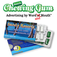 Bentcil Chewing Gum - Advertising by Word and Mouth