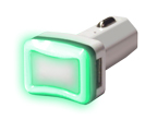 Light-Up Dual USB Charger - Green LED thumbnail