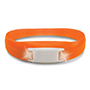 Orange Pulse Bracelet w/ White LEDs thumbnail