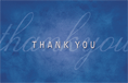 Thank You / Blue Background thumbnail