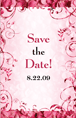 Save the Date - Pink Rose Petals thumbnail