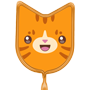 Cat Head Orange (BB-468) thumbnail