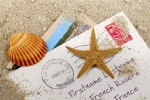 Postcard in Sand