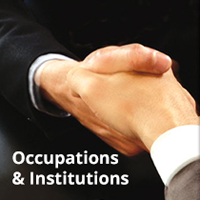occupations and institutions